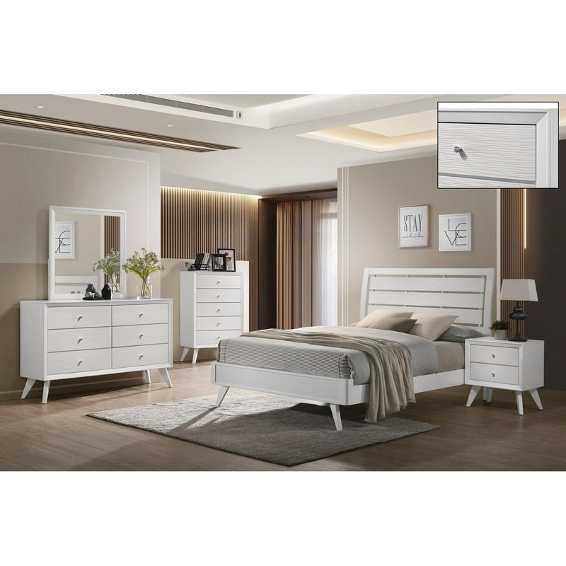 IFDC Mia 6-Drawer Dresser with Mirror Mia Dresser and Mirror Set IMAGE 2