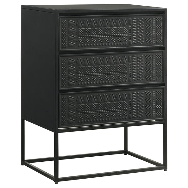 Coaster Furniture Alcoa 959565 3-Drawer Accent Cabinet IMAGE 1