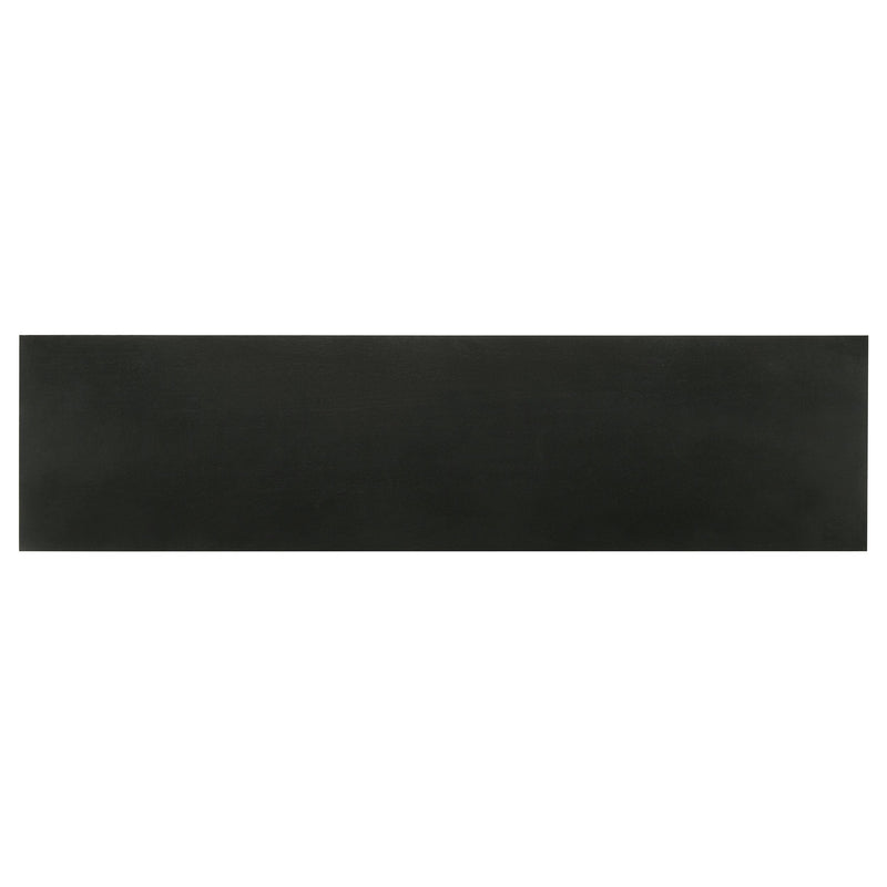  Coaster Furniture Riddell 959631 4-door Wood Reeding Accent Cabinet - Matte Black IMAGE 10