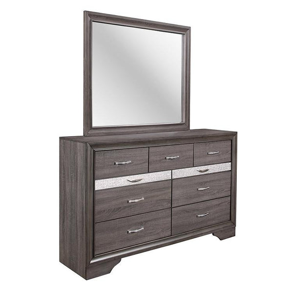 IFDC Harper 9-Drawer Dresser with Mirror Harper Dresser and Mirror Set IMAGE 1