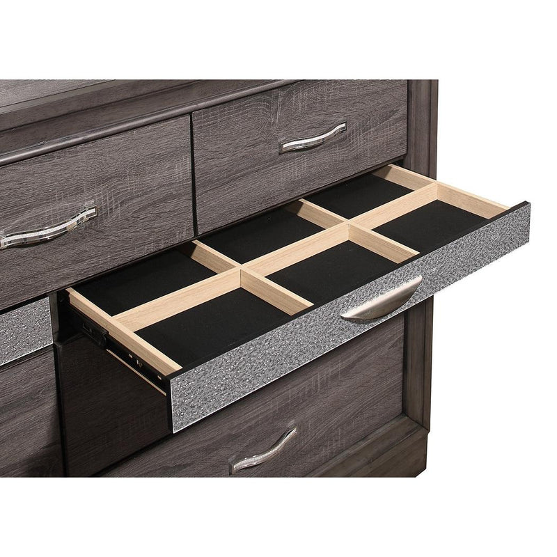 IFDC Harper 9-Drawer Dresser with Mirror Harper Dresser and Mirror Set IMAGE 2