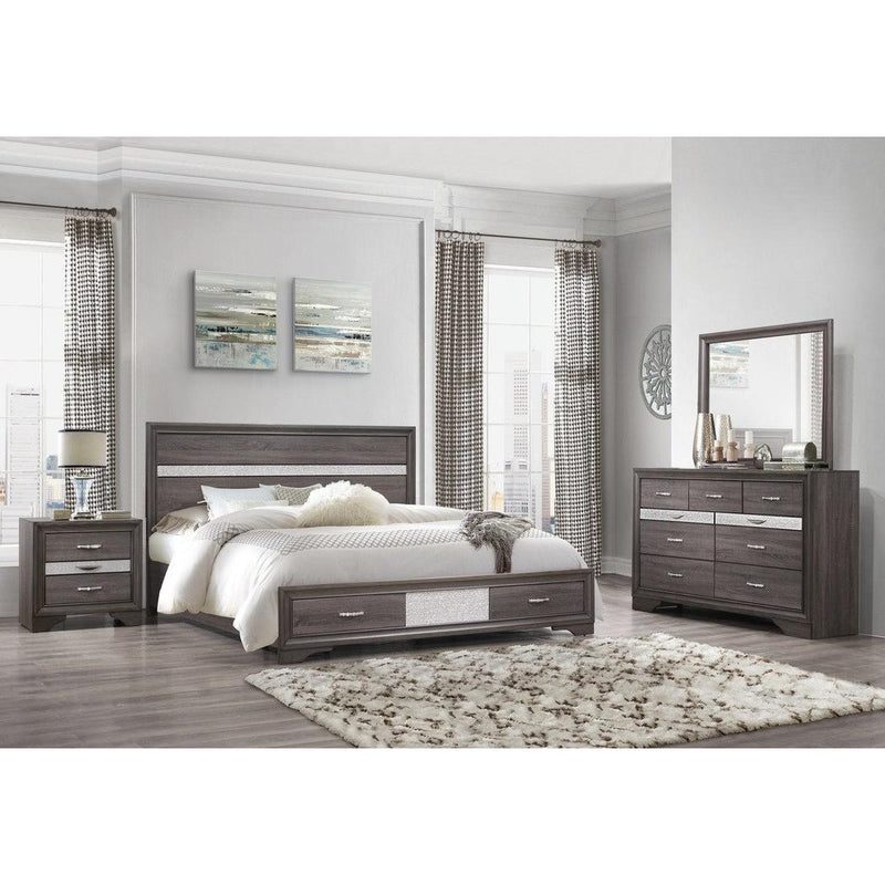 IFDC Harper 9-Drawer Dresser with Mirror Harper Dresser and Mirror Set IMAGE 3