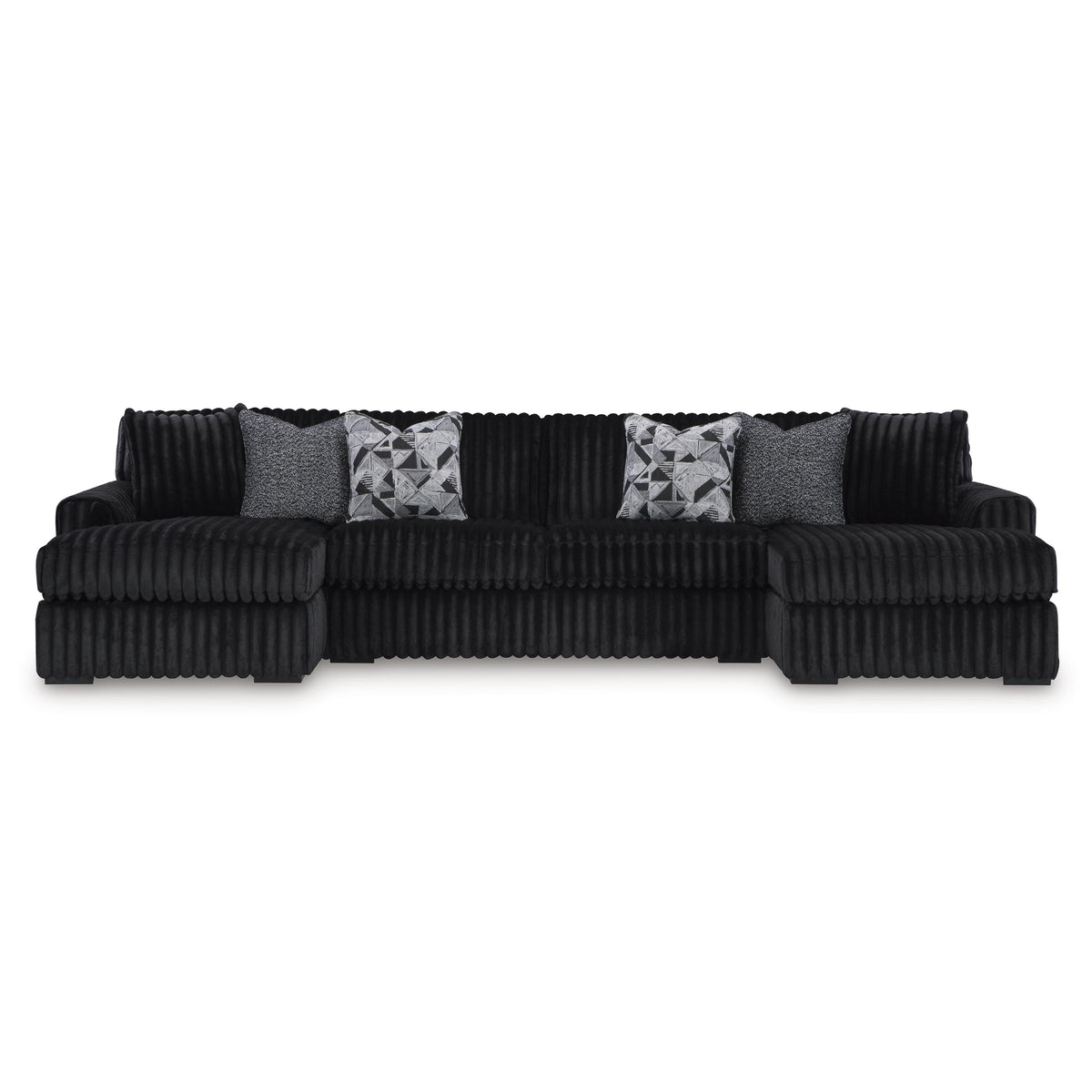 House Nation Collection　24CD⑤ Signature Design by Ashley Midnight-Madness 98103S5 3 pc Sectional wit