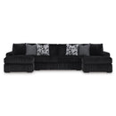 Signature Design by Ashley Midnight-Madness 98103S5 3 pc Sectional with Chaise IMAGE 1