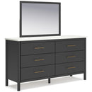Signature Design by Ashley Cadmori B2616B1 Dresser and Mirror IMAGE 1