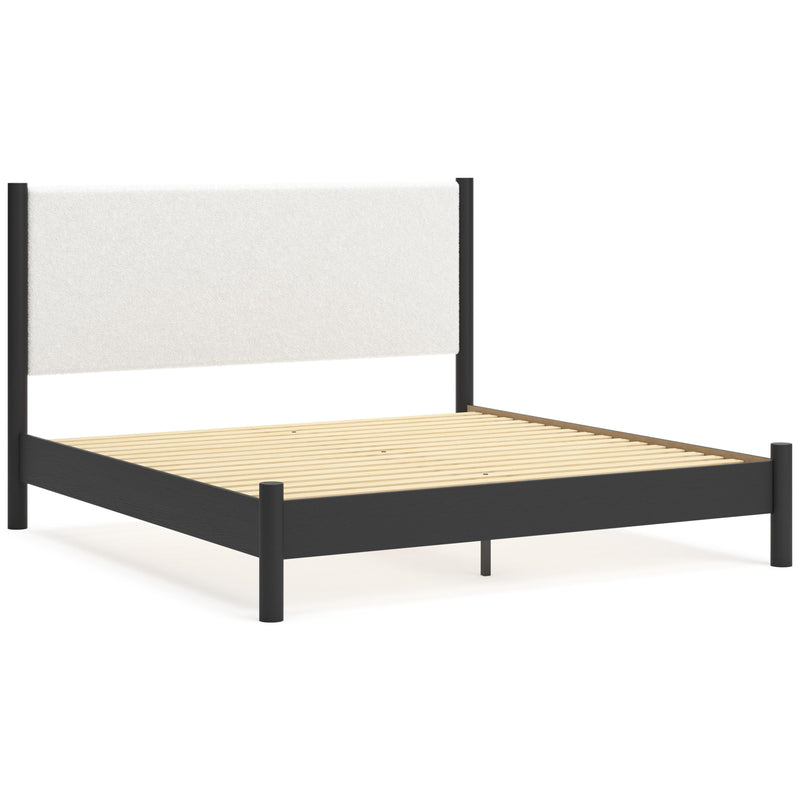 Signature Design by Ashley Cadmori King Upholstered Panel Bed B2616-58/B2616-56/B100-14 IMAGE 5