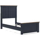 Signature Design by Ashley Landocken B414B2 Twin Panel Bed IMAGE 5