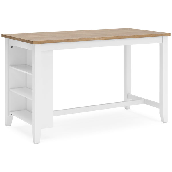 Signature Design by Ashley Gesthaven Counter Height Dining Table with Trestle Base D398-13 IMAGE 1