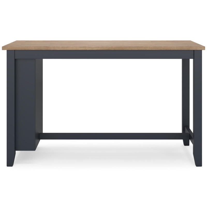 Signature Design by Ashley Gesthaven Counter Height Dining Table with Trestle Base D399-13 IMAGE 2