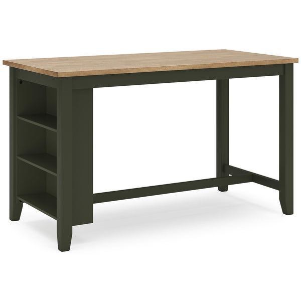 Signature Design by Ashley Gesthaven Counter Height Dining Table with Trestle Base D401-13 IMAGE 1