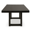 Signature Design by Ashley Neymorton D618-35 Rectangular Dining Room Butterfly Extension Table IMAGE 4