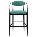 Coaster Furniture Tina 121188 Fabric Upholstered Bar Chair - Green (Set of 2) IMAGE 2