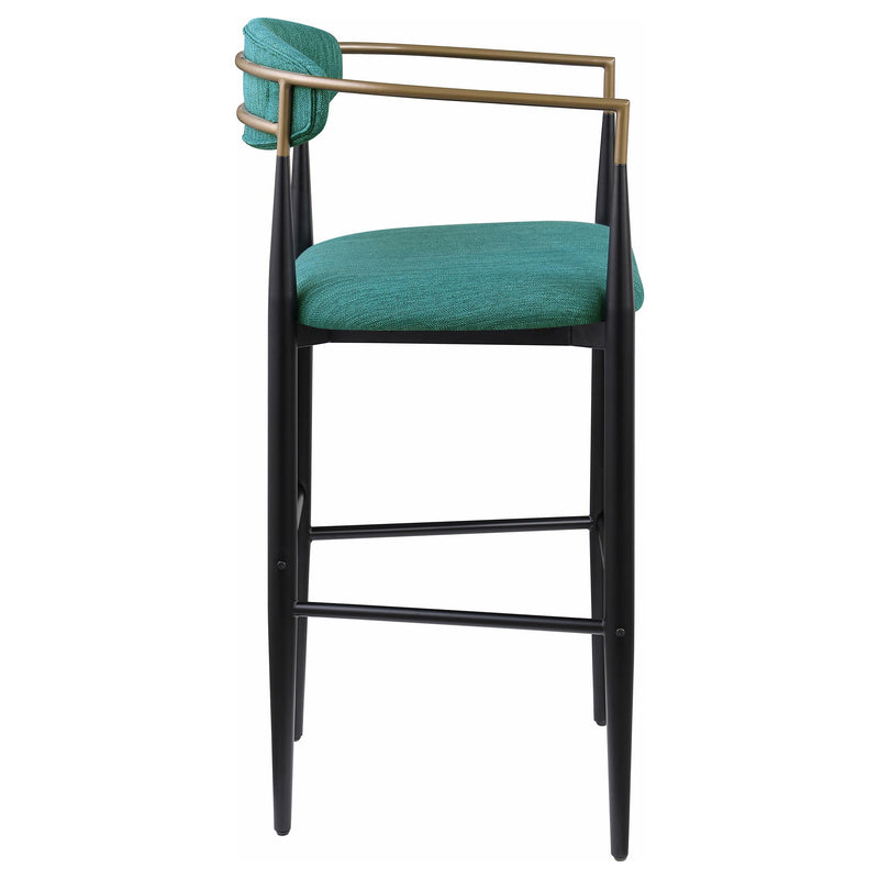 Coaster Furniture Tina 121188 Fabric Upholstered Bar Chair - Green (Set of 2) IMAGE 7