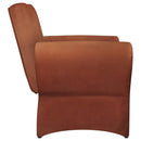  Coaster Furniture Liana 903150 Upholstered Roll Arm Accent Armchair - Rust Orange IMAGE 8