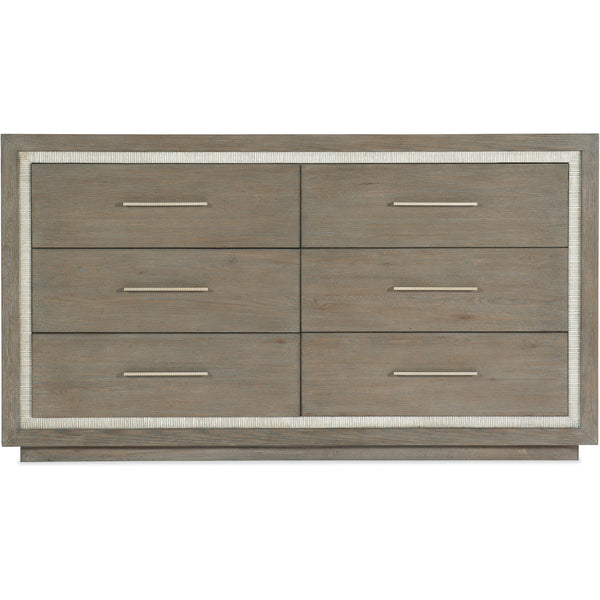 Hooker Furniture 6350-90002-95 Serenity Mainstay Six Drawer Dresser IMAGE 1