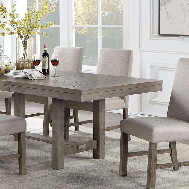 Furniture of America San Antonio Dining Table CM3251GY-T IMAGE 1