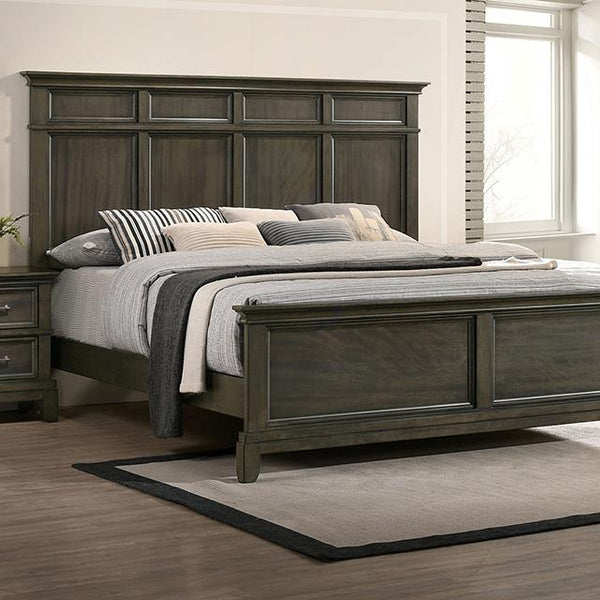 Furniture of America Houston California King Panel Bed CM7221GY-CK-BED IMAGE 1