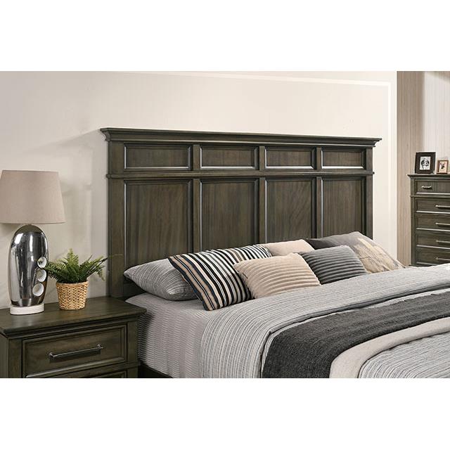 Furniture of America Houston California King Panel Bed CM7221GY-CK-BED IMAGE 4