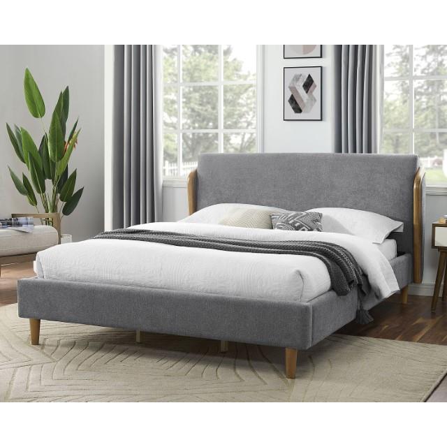 Furniture of America Ulstein California King Upholstered Platform Bed CM7266GY-CK-BED IMAGE 2