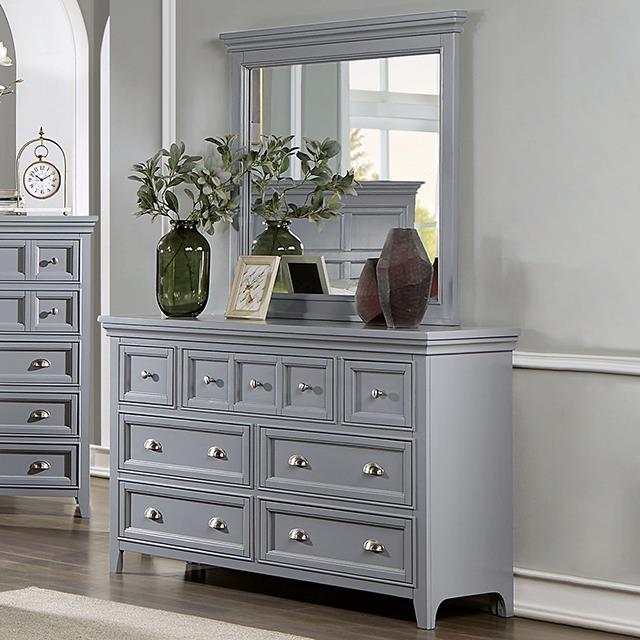 Furniture of America Castlile 7-Drawer Dresser CM7413GY-D IMAGE 1