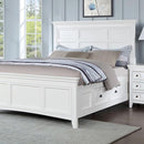  Furniture of America Castile CM7413WH-F Full Bed IMAGE 1