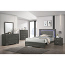  Furniture of America Alison CM7416GY-CK California King Bed IMAGE 2