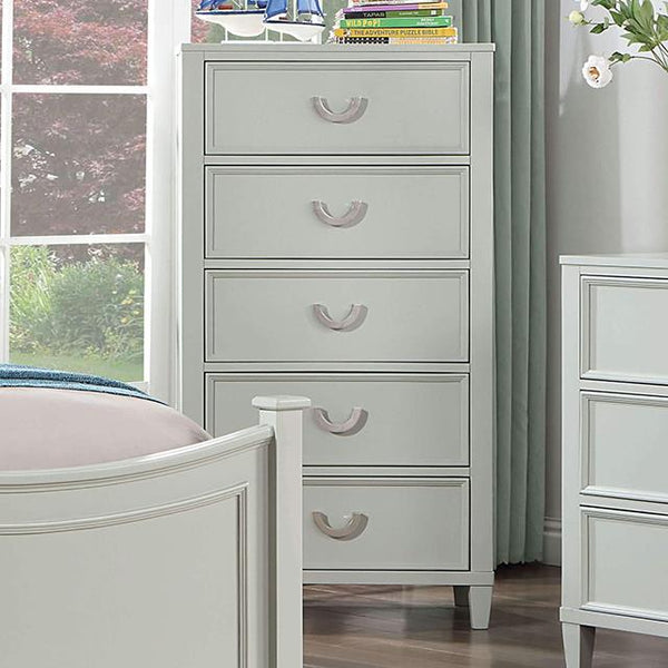 Furniture of America Lycorida 5-Drawer Chest CM7477GY-C IMAGE 1