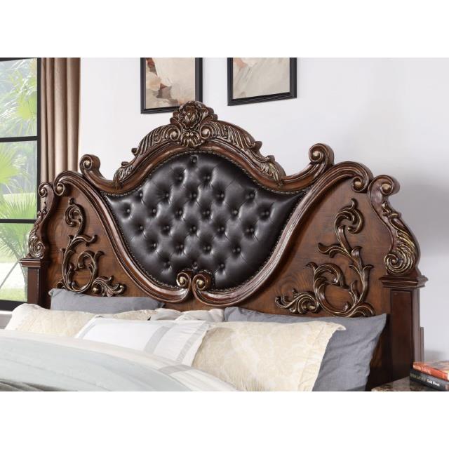 Furniture of America Esparanza Queen Upholstered Panel Bed CM7478CH-Q-BED IMAGE 3