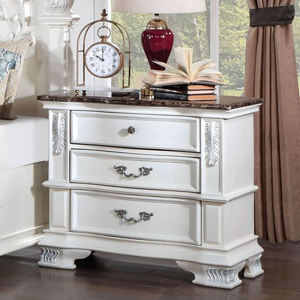 Furniture of America Esparanza 3-Drawer Nightstand CM7478WH-N IMAGE 1