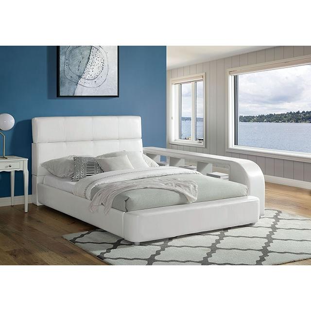 Furniture of America Vodice Queen Upholstered Platform Bed CM7513Q-BED IMAGE 2