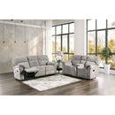 Furniture of America Josias Reclining Fabric Loveseat CM9908DV-LV-PK IMAGE 2