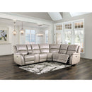 Furniture of America Gorgius Power Reclining Leather Match Sectional CM9910ST-SECT-PM IMAGE 2
