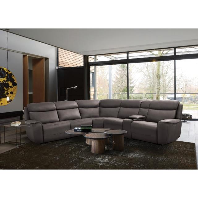 Furniture of America Edmondus Power Reclining Sectional CM9923GY-SECT-PM IMAGE 2