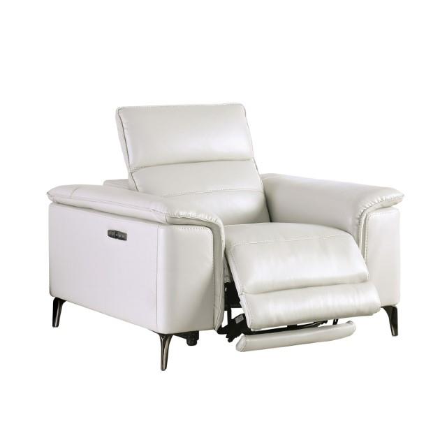 Furniture of America Ascona Power Leatherette Recliner CM9927FG-CH-PM IMAGE 6