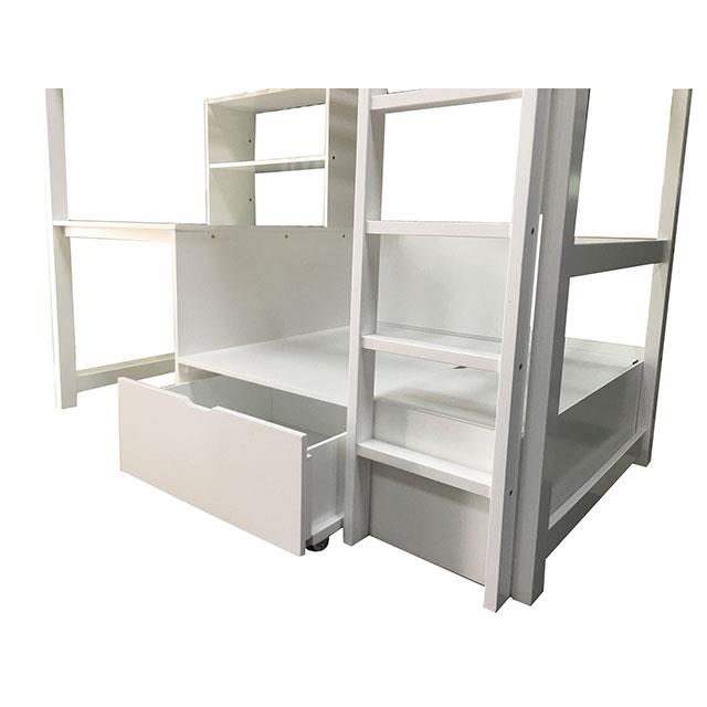 Furniture of America Kids Beds Bunk Bed CM-BK828WH-BED IMAGE 4