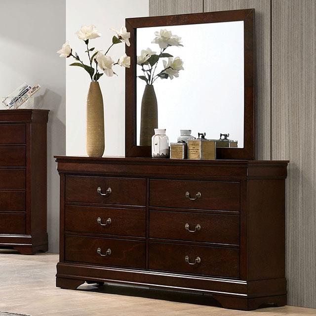 Furniture of America Louis Philippe 6-Drawer Dresser FM7866CH-D IMAGE 1