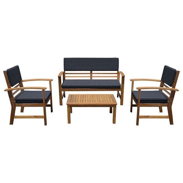 Furniture of America Outdoor Seating Sets GM-1020BL-4PK IMAGE 1