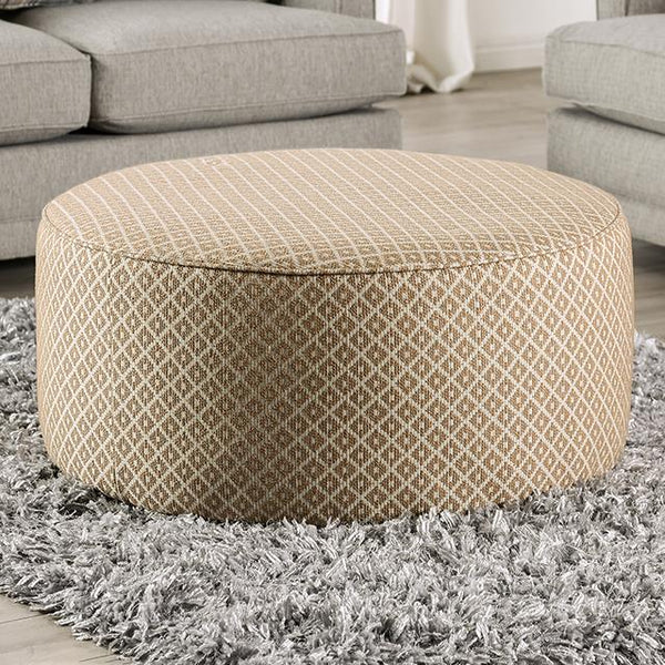 Furniture of America Stephney Fabric Ottoman SM8193-OT IMAGE 1