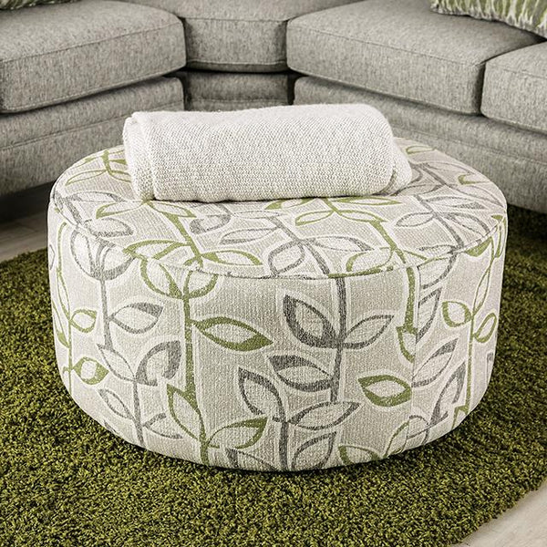 Furniture of America Gardner Fabric Ottoman SM8195-OT IMAGE 1