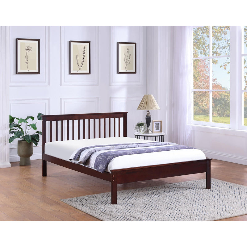 IFDC IF-415-54" Double Bed - Espresso IMAGE 1