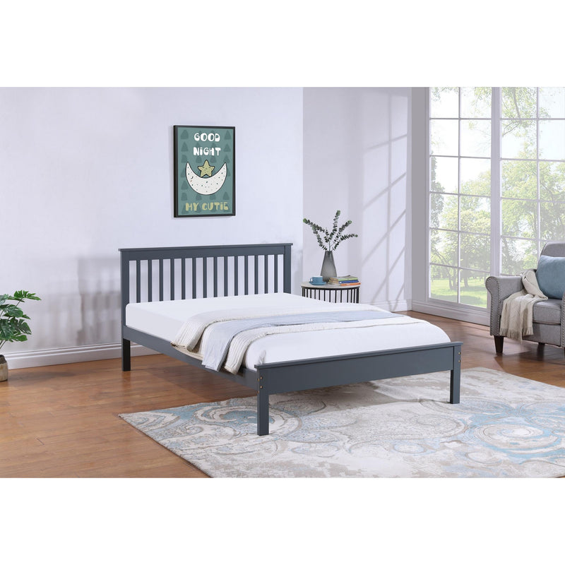 IFDC IF-415-54" Double Bed - Grey IMAGE 2