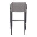 Zuo Andover 110169 Barstool - Slate Grey IMAGE 4