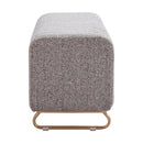  Zuo Pender 110080 Bench - Stone Grey IMAGE 2