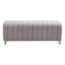  Zuo Pender 110080 Bench - Stone Grey IMAGE 3