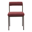  Zuo Livorno 110103 Dining Chair - Red & Bronze IMAGE 3