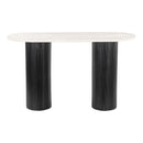  Zuo Izola 110230 Console Table - White & Black IMAGE 3
