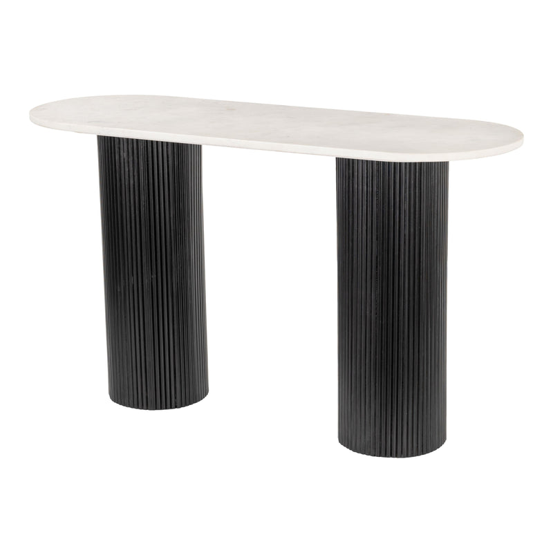  Zuo Izola 110230 Console Table - White & Black IMAGE 4