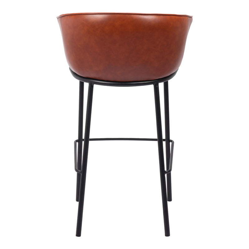  Zuo Garston 110178 Barstool - Brown IMAGE 4