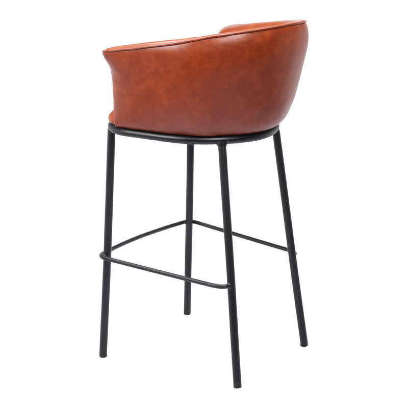 Zuo Garston 110178 Barstool - Brown IMAGE 5