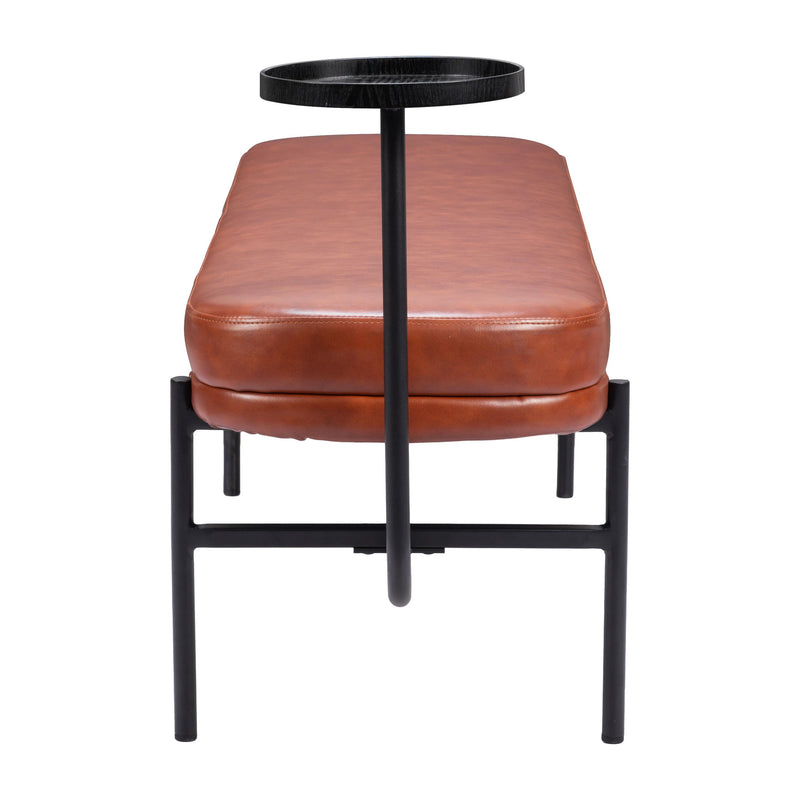  Zuo Ploce 110180 Bench - Brown IMAGE 6